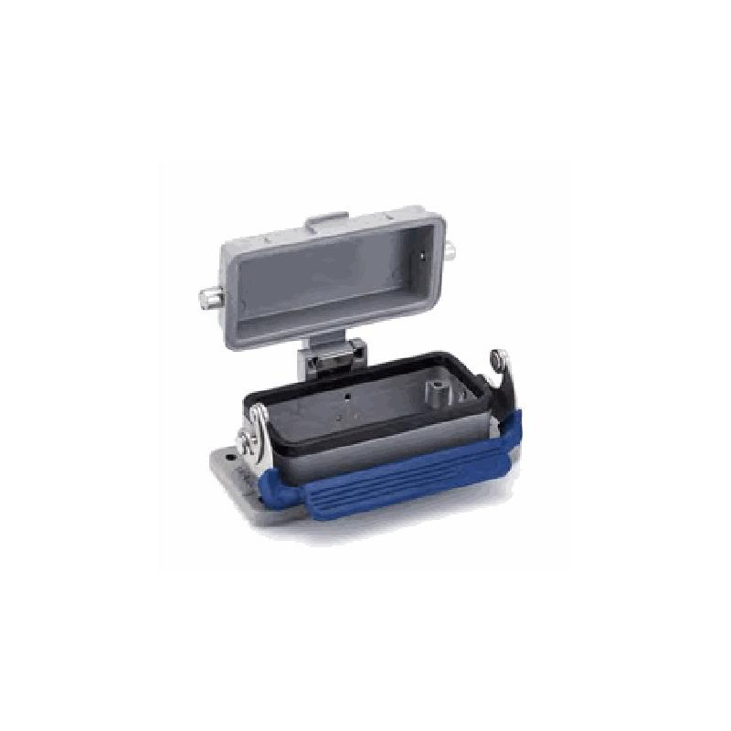 Embase encastrée 16B, Aluminium moulé sous pression, IP67, Sortie basse